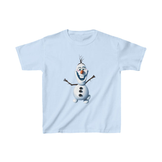 Kids Cute Frozen Olaf T shirt Heavy Cotton Tee 16 colors