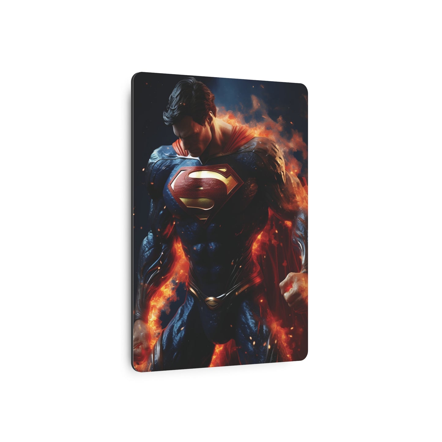 Superman Metal Art Poster