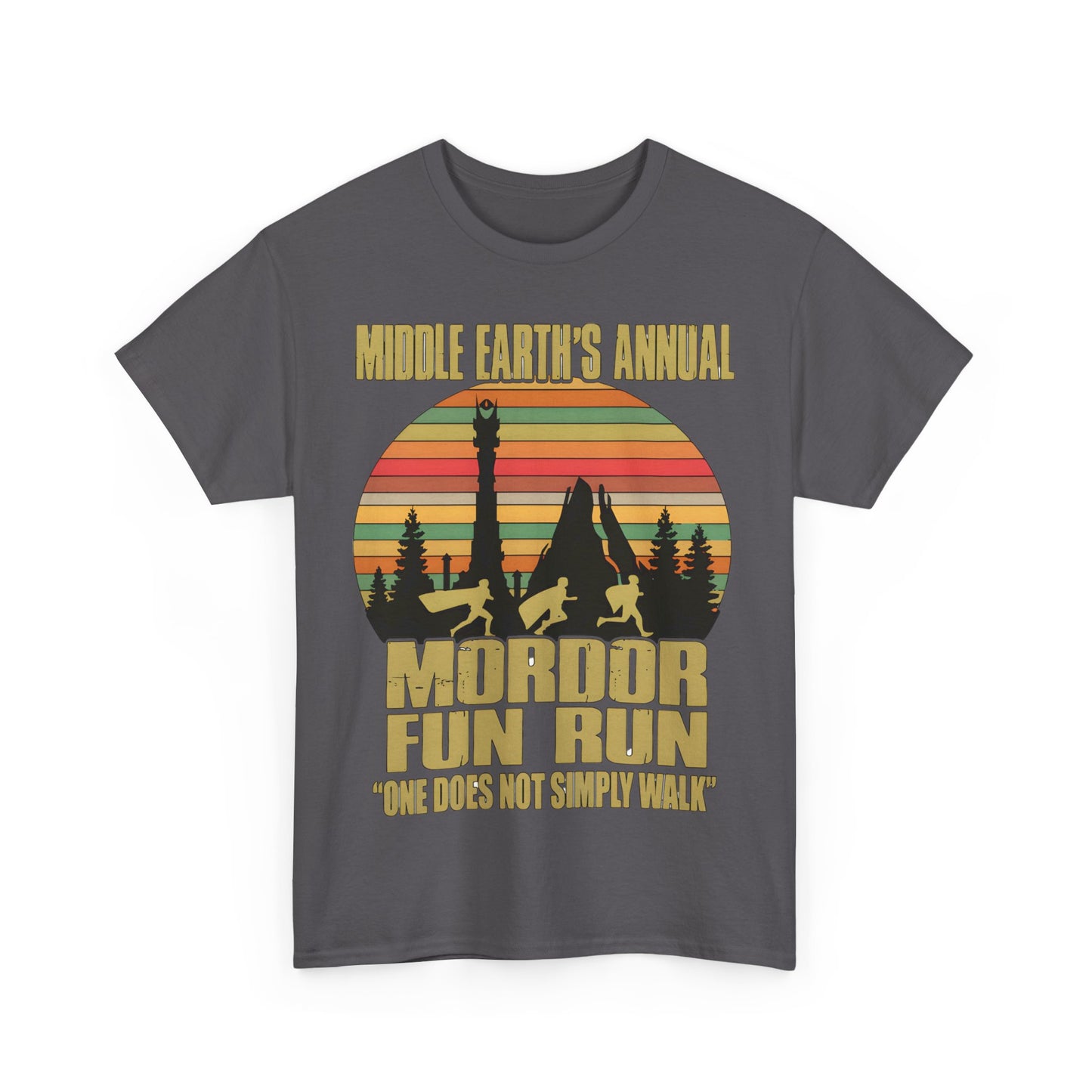 Mordor Annual Fun Run Tolkien Graphic Unisex  Tee Shirt