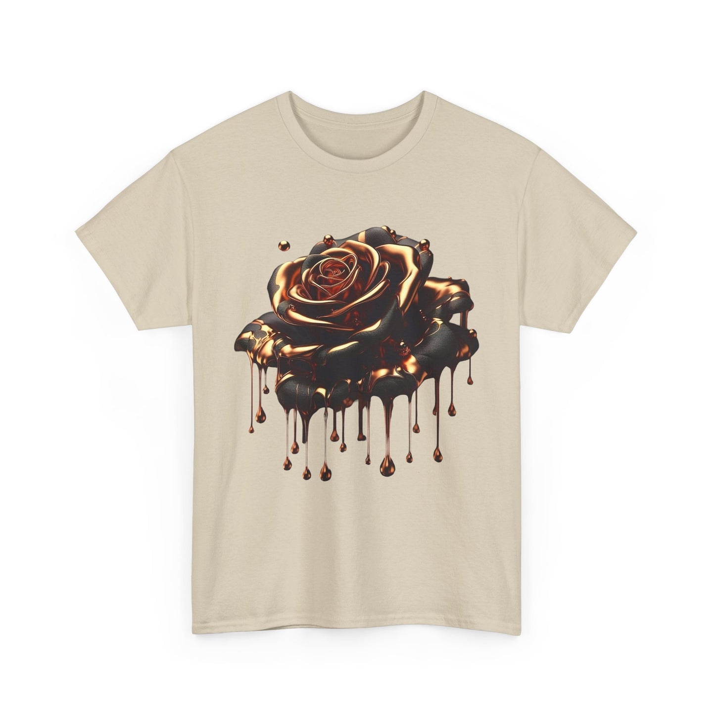 Close-Up Abstract Rose Unisex Cotton Tee Graphic T Shirt