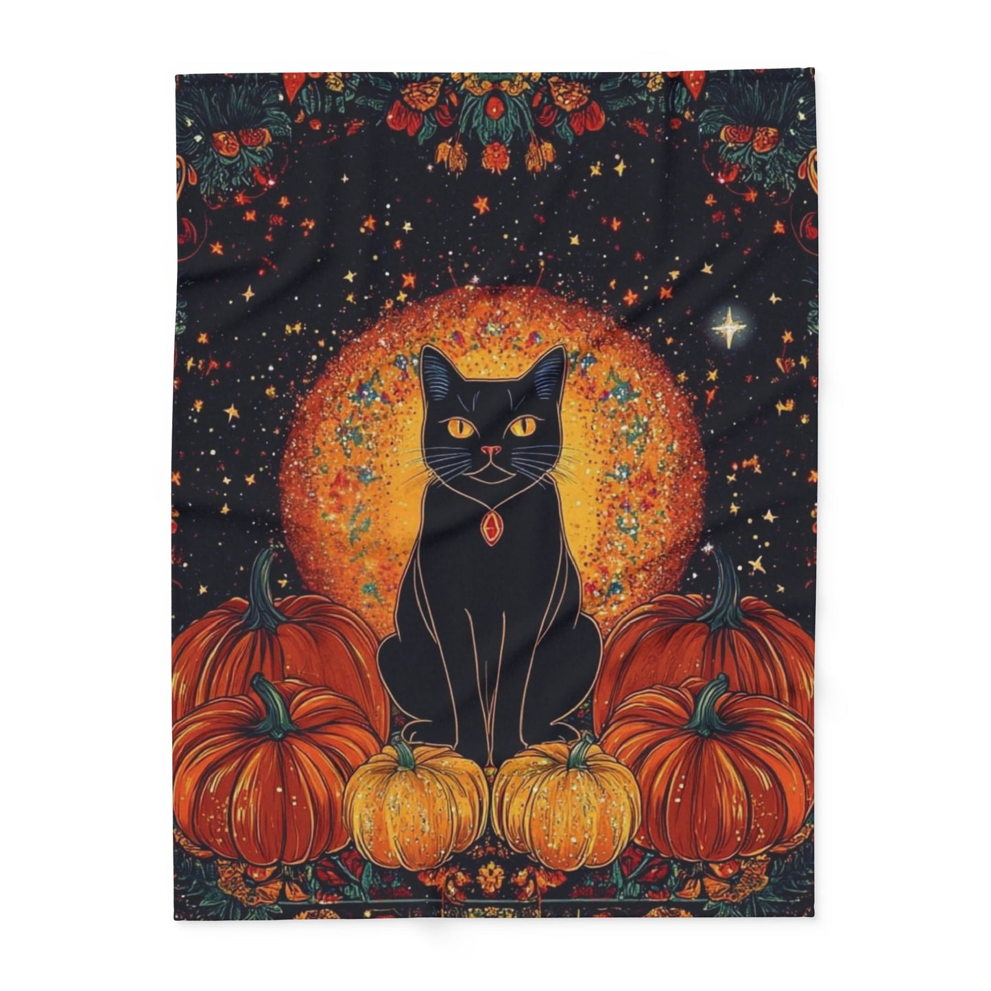 Decorative and Warm Halloween Spooky Arctic Fleece Blanket 3 Sizes