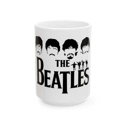 The Beatles Logo Ceramic Mug – A stylish sip of iconic history for every music lover!