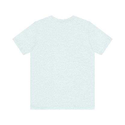 Back view of the Sabrina Carpenter Inspired Unisex Short Sleeve Tee featuring a refined, minimalist design that highlights its premium fabric quality.