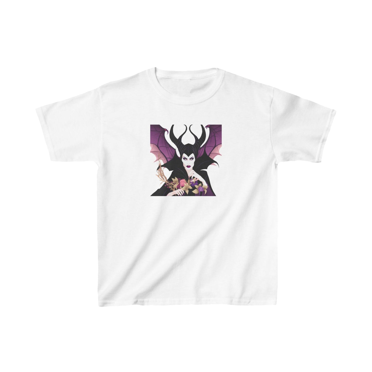 Maleficent Kids Tee,  Movie Character T shirt, Childrens Cotton  multiple colors