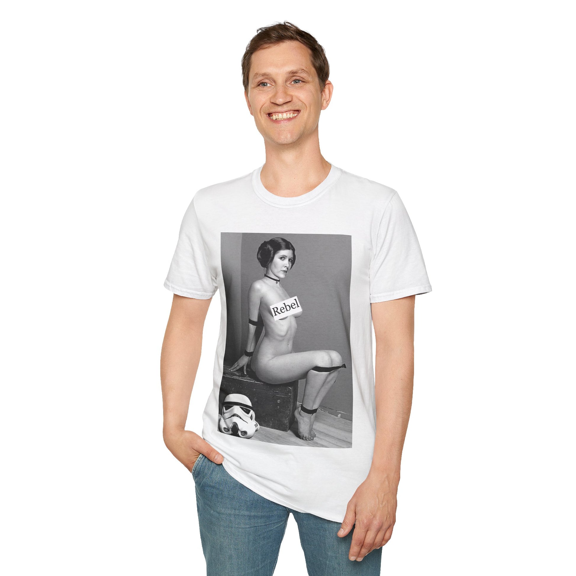 Rebel Star Wars T-Shirt: Uncensored Style - Premium quality cotton t-shirt featuring a bold, eye-catching graphic that embodies the rebellious spirit.