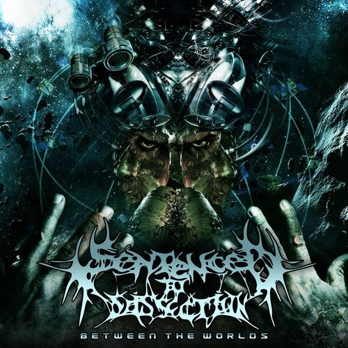 Sentenced To Dissection - Between The Worlds CD cover art, featuring dark and atmospheric visuals perfect for Death Metal enthusiasts, proudly brought to you by Rancid Offal Records.