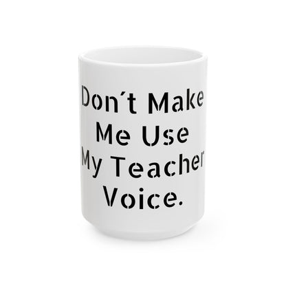Funny Inappropriate Slogan Ceramic Mug showcasing a cheeky F-word design, perfect for humor lovers.