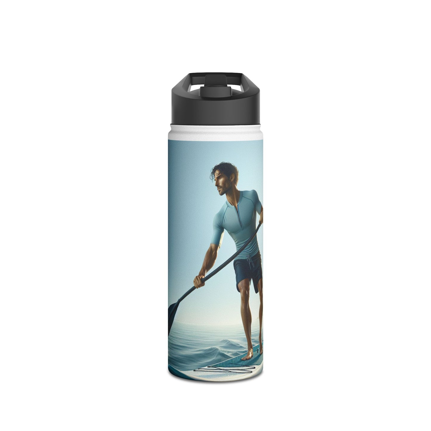 Fantasy Paddleboarding Stainless Steel Water Bottle, Standard Lid