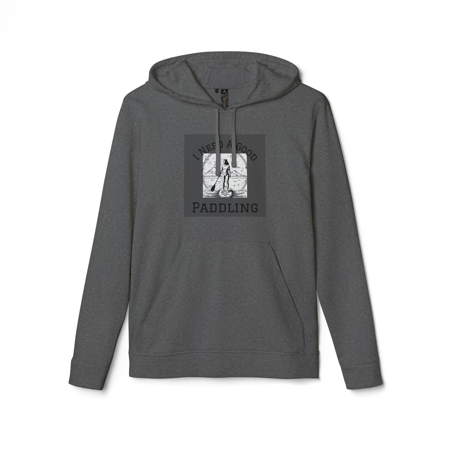 Adidas Women´s Fleece I Need a Good Paddling Hoodie For paddleboarders Grey