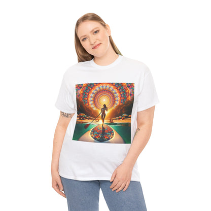 Luxurious Delightfull Paddle Board T-Shirt from Dazzling Dreams Studio, showcasing a stylish nature-inspired design perfect for paddleboarding enthusiasts.