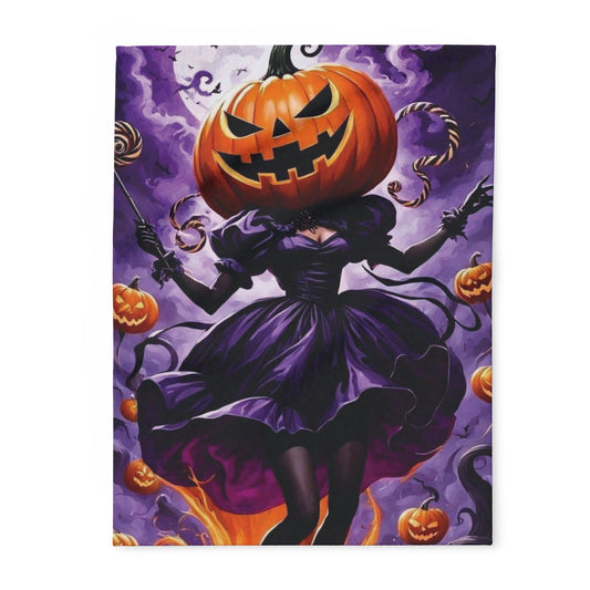 Decorative and Warm Halloween Spooky Arctic Fleece Blanket 3 Sizes