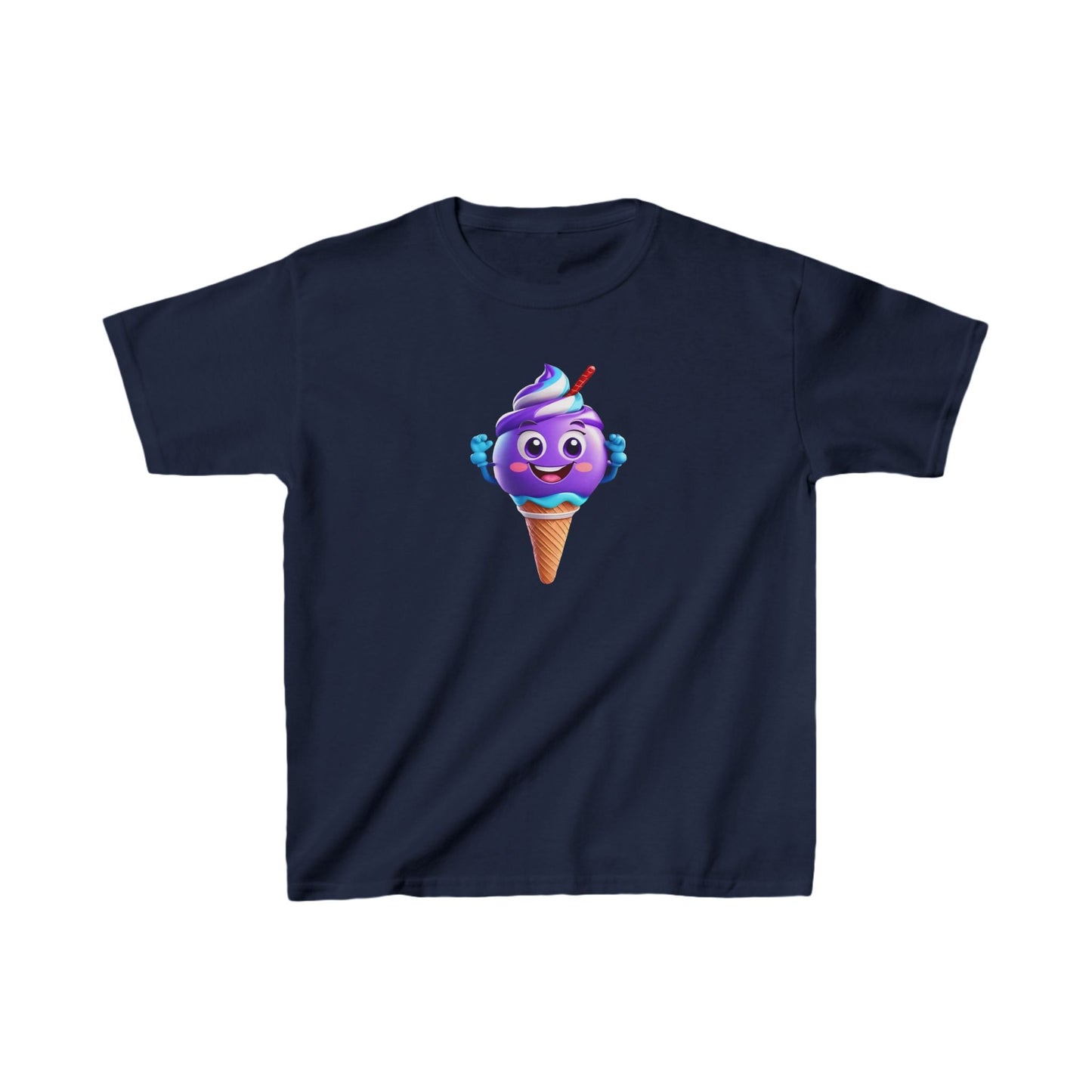 Unisex Delighted Ice Cream Graphic Cotton Tee 8 colors