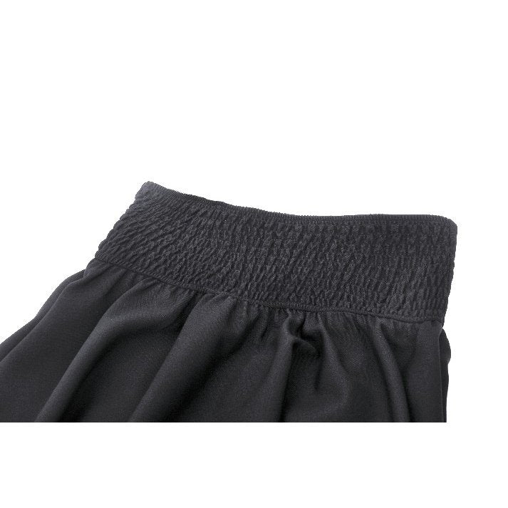 Dark in Love Keziah High Waisted Skirt showcasing bat wing hem design for a unique elegant look, perfect for sophisticated fashion lovers.