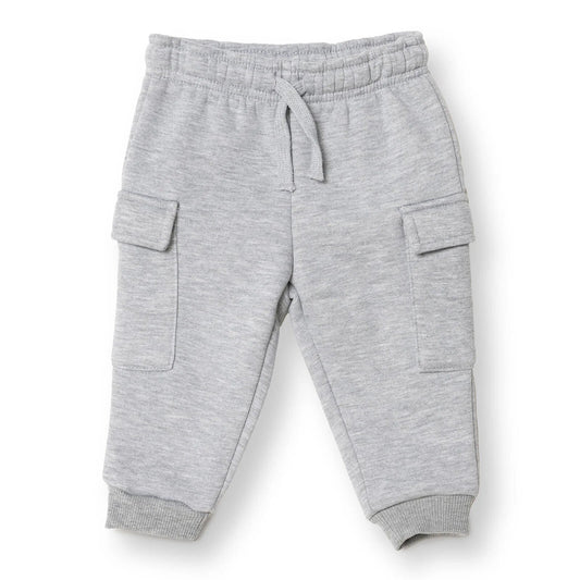 HelloBaby Basic Baby Boy Leggings - Grey Melange