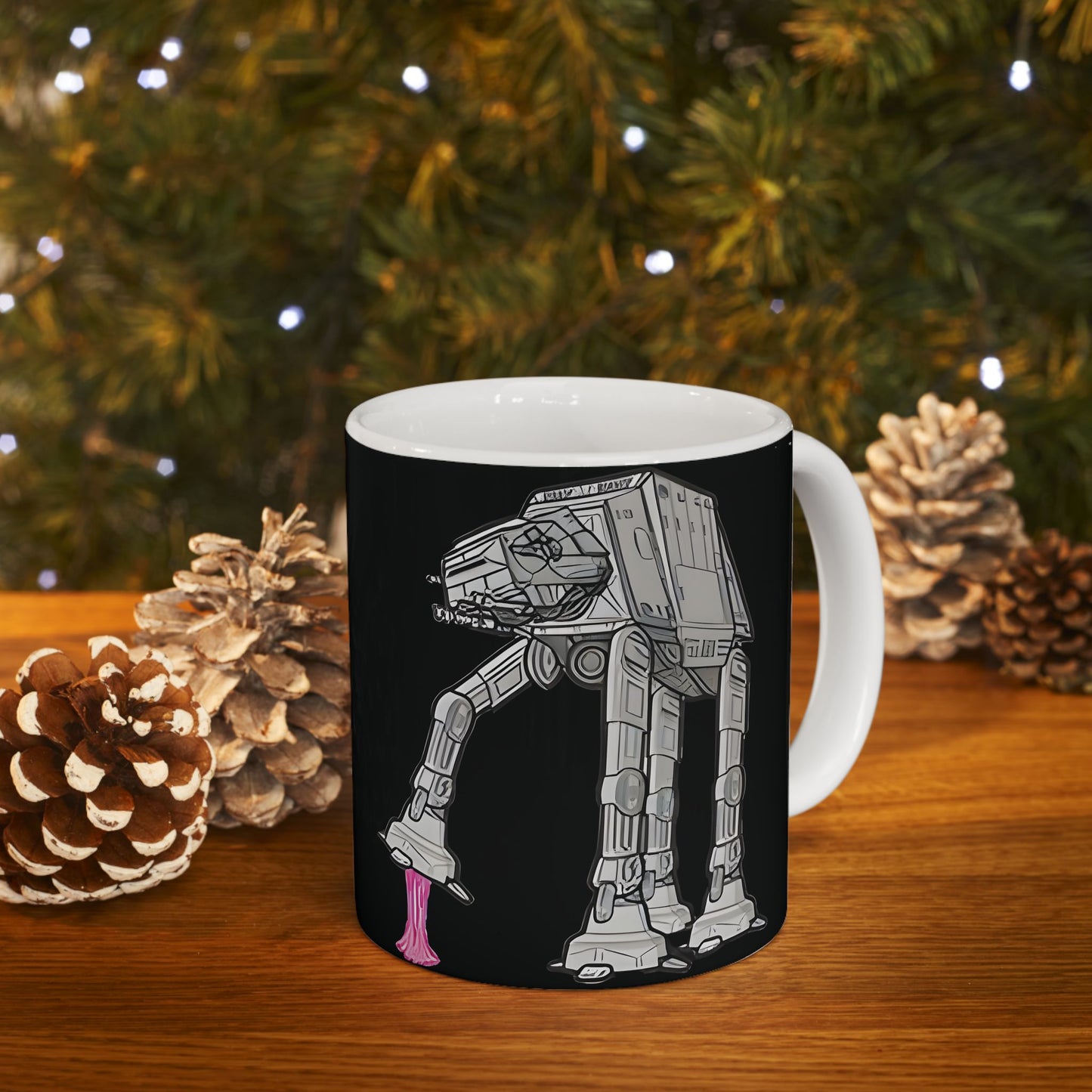 Rebel Gum Star Wars Funny AT AT Coffee Mug, Tea Mug, Office Mug