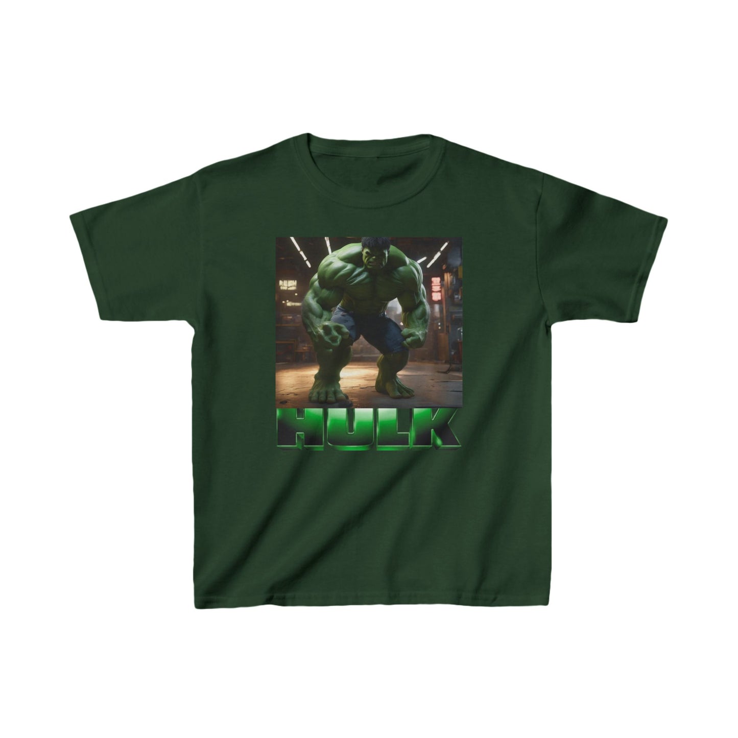 Kids Incredible Hulk Heavy Cotton Tee 16 colors