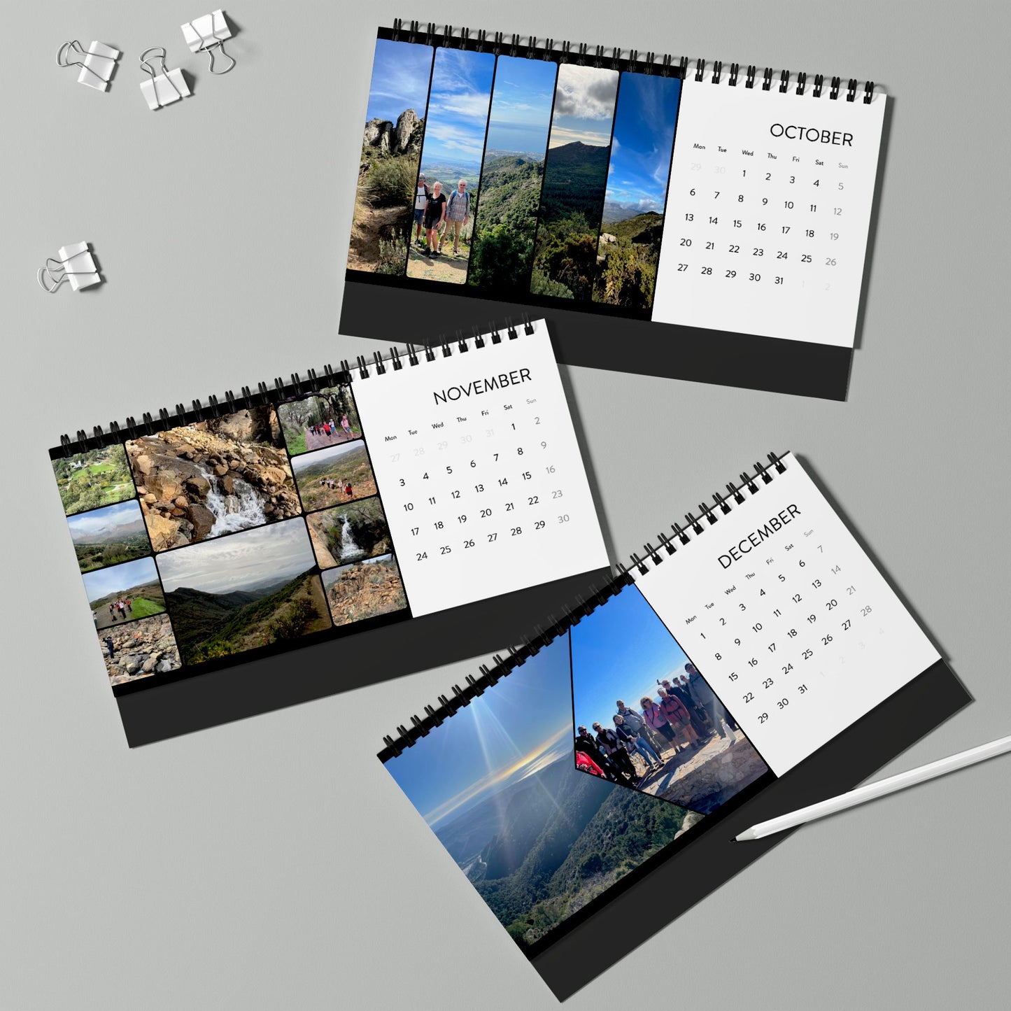 Marbella Hiking Club 2025 Desktop Calendar