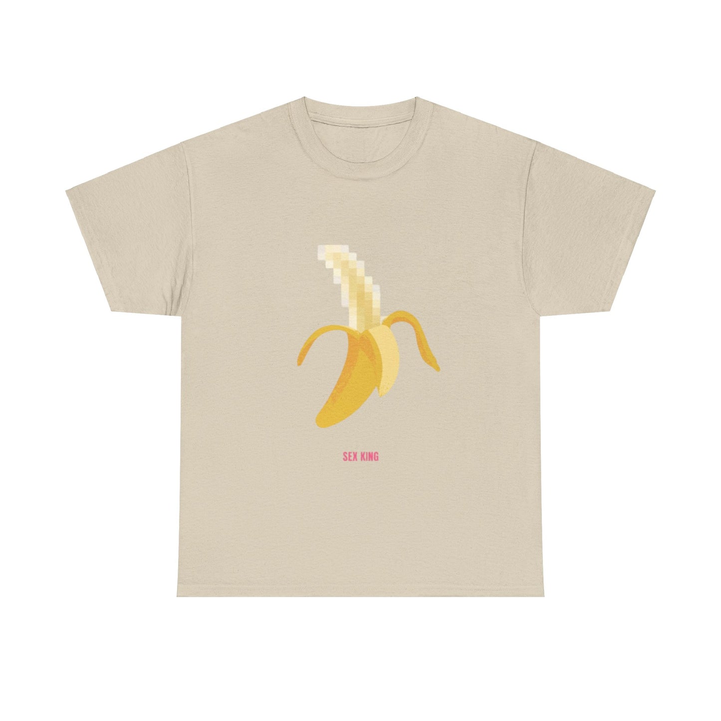 Pixelated Banana Men´s Women´s Graphic Cotton Funny T Shirt Tee Street Urban