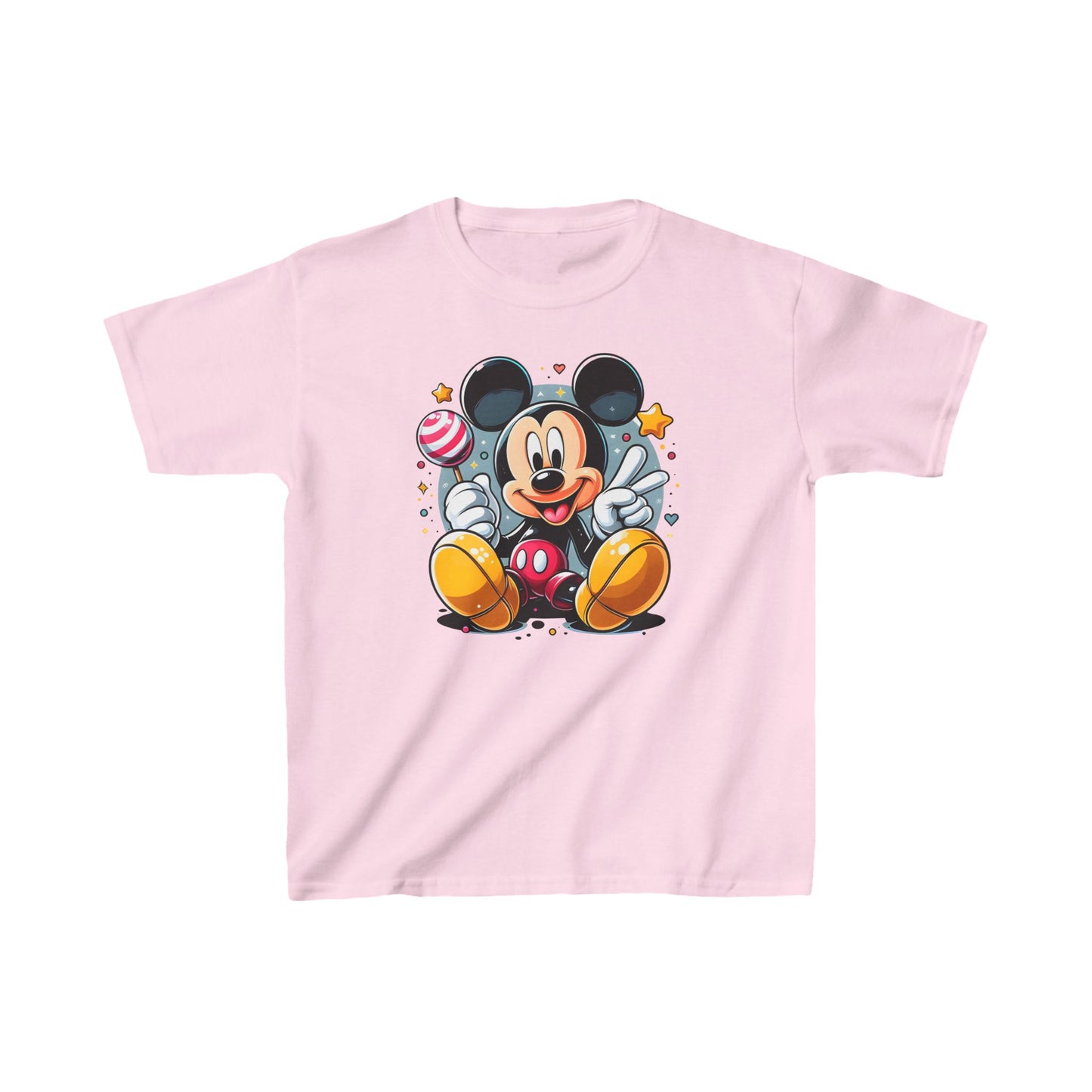 Childs Mickey Mouse  Unisex Graphic Tee Shirt Kids