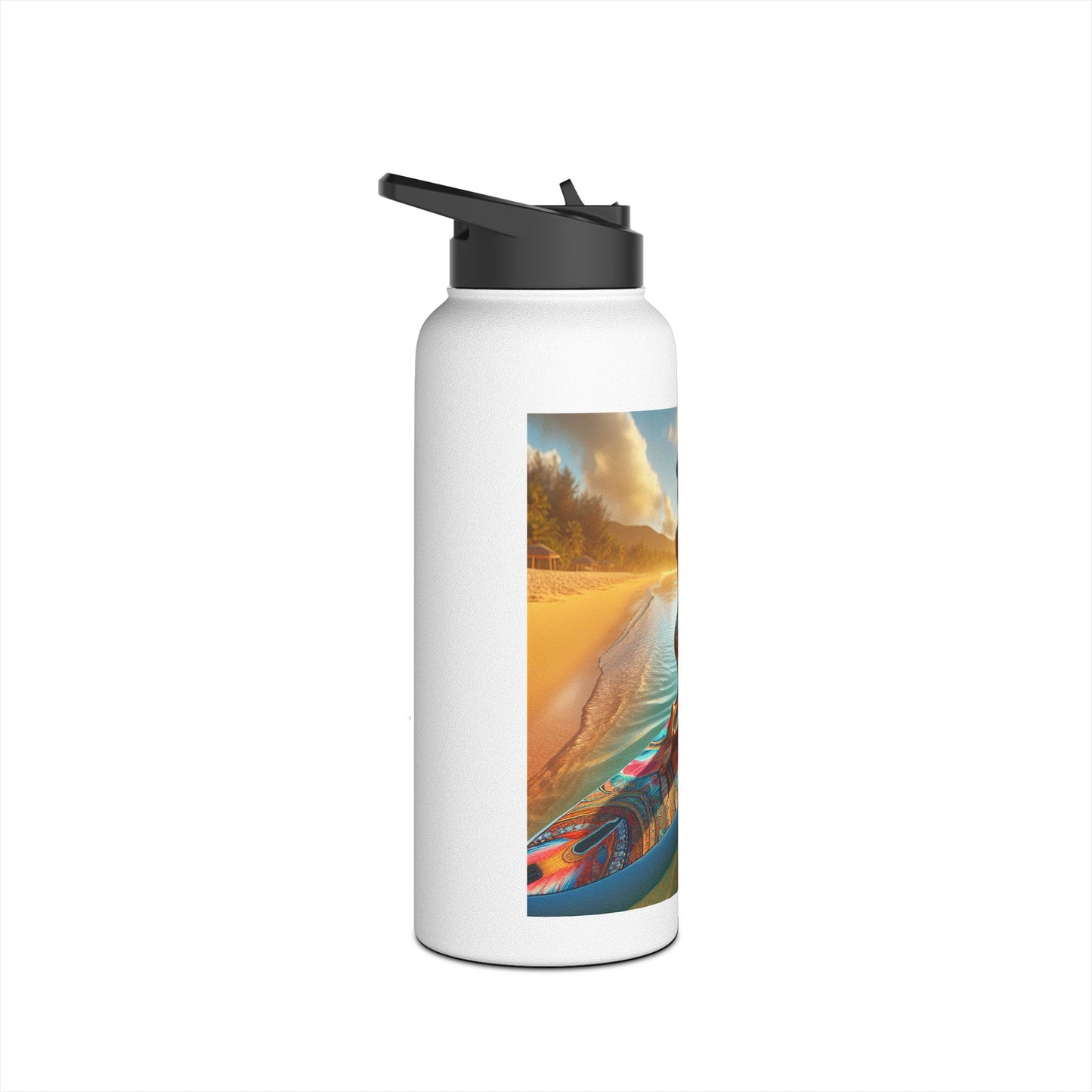 Fantasy Paddleboarding Stainless Steel Water Bottle, Standard Lid