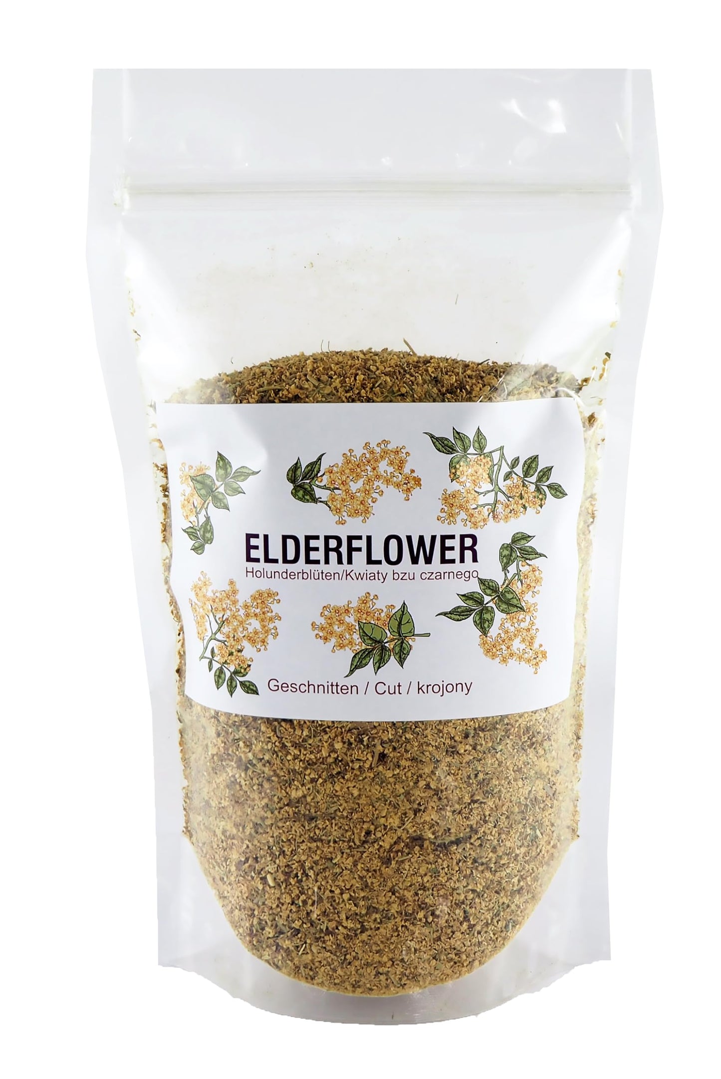 Dried elderflower, Elderflower tea, Elderflower Blossom, Elderflower for infusion 300g