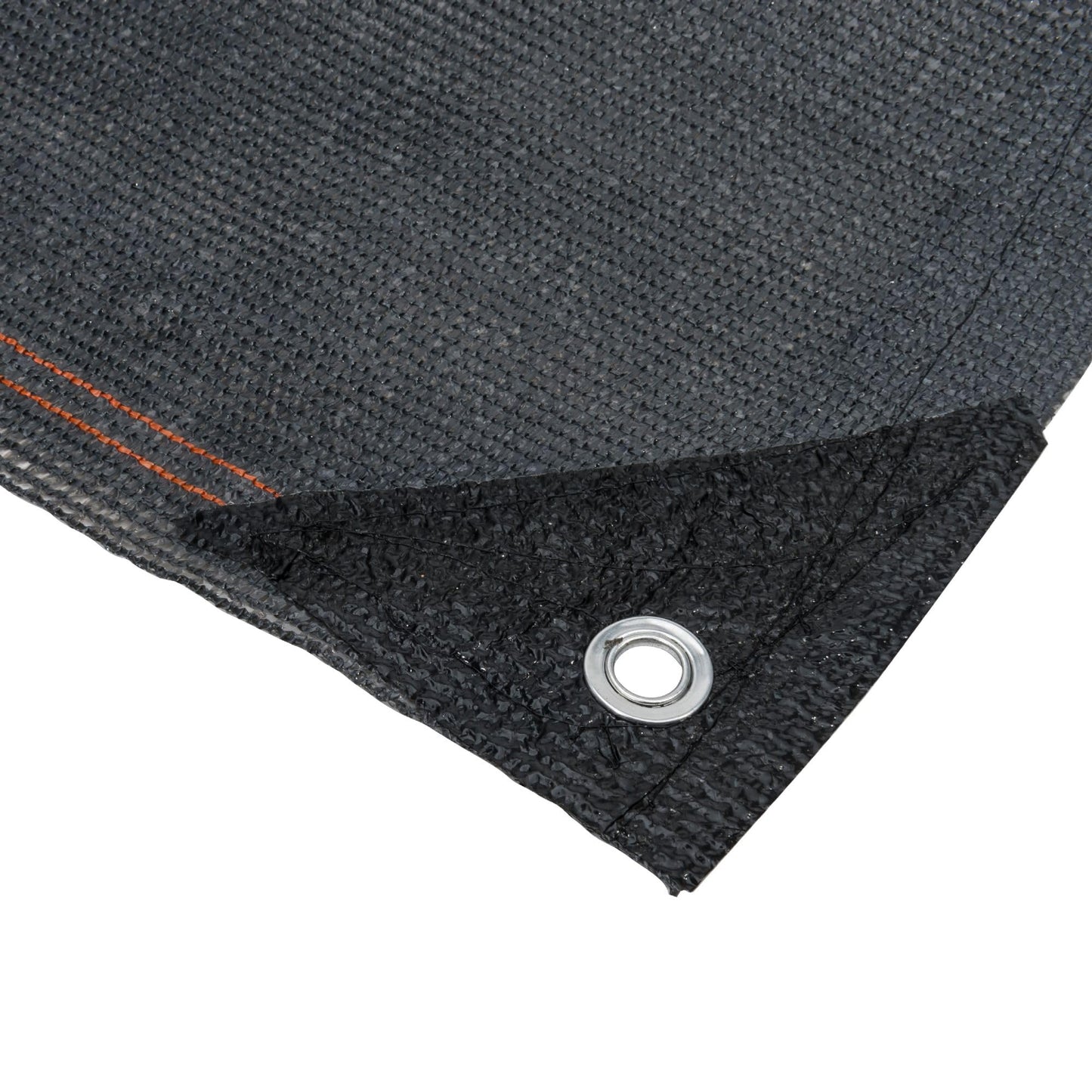 WerkaPro 10838 - Anthracite Gray Reinforced View Screen - 220g / m? - Roll of 1.2 m x 10 m - In Braided Polyethylene
