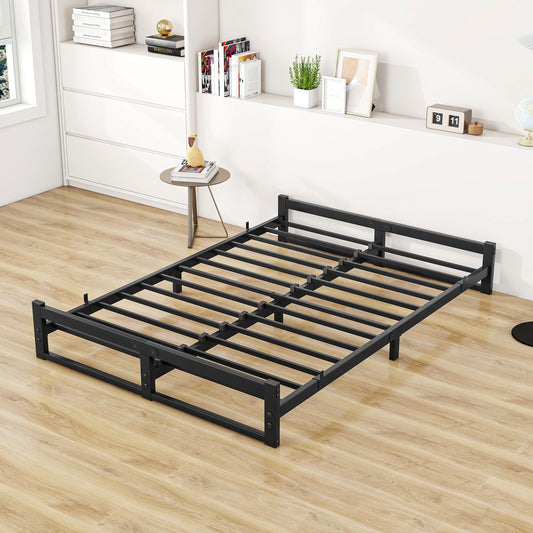 Vecocho 120 x 200 cm metal slatted frame bed, 16 cm high ...