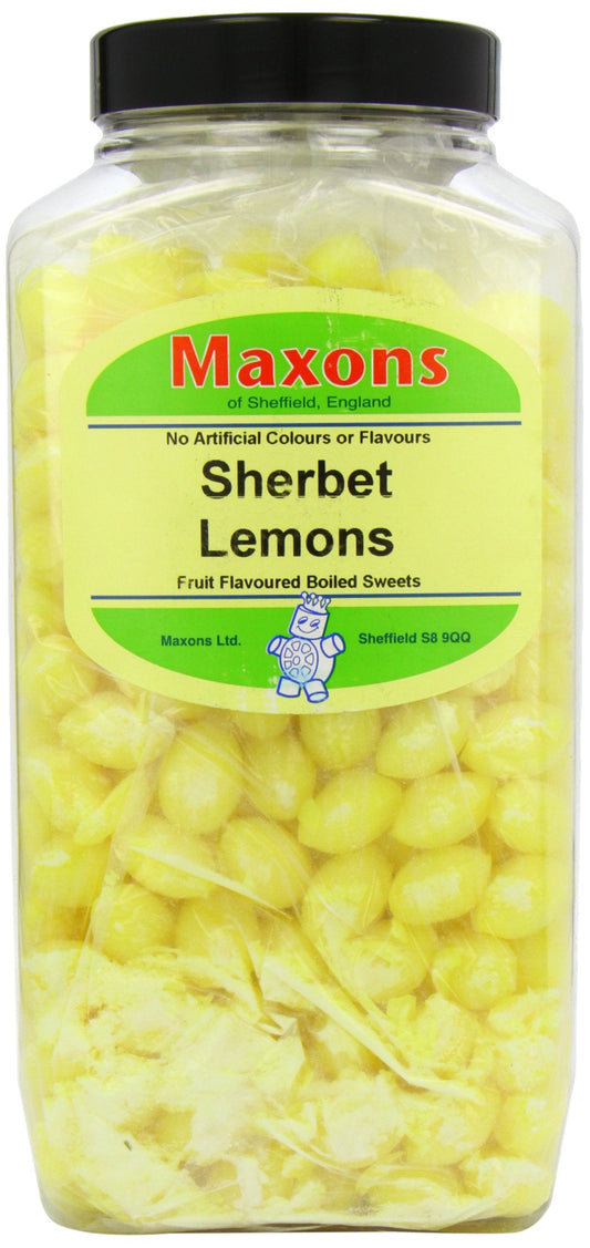 Maxons sherbet lemons jar 3.18 kg