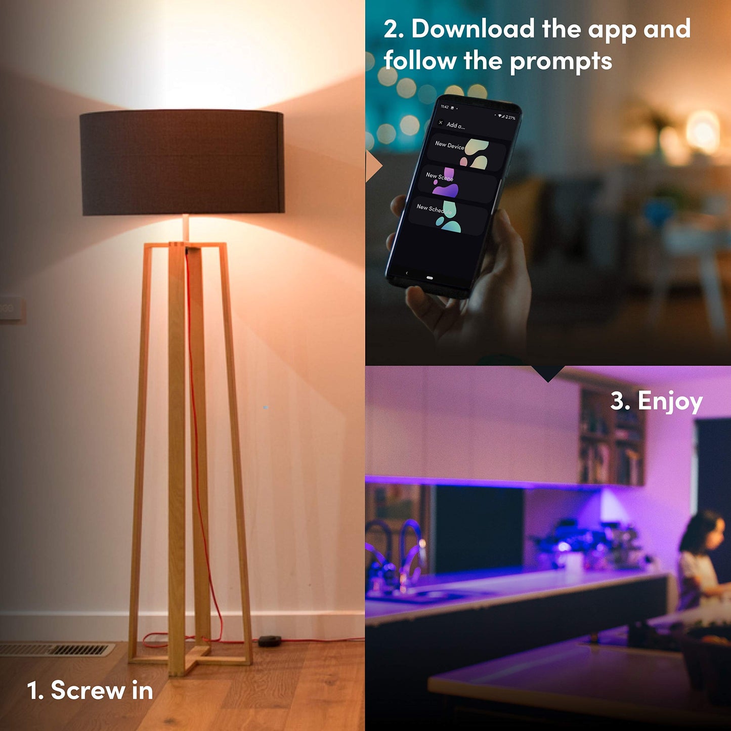 LIFX Color, A19 1100 lumens, Wi-Fi Smart LED Light Bulb, Billions of Colors and Whites, No Bridge Required, Compatible with Alexa, Hey Google, HomeKit