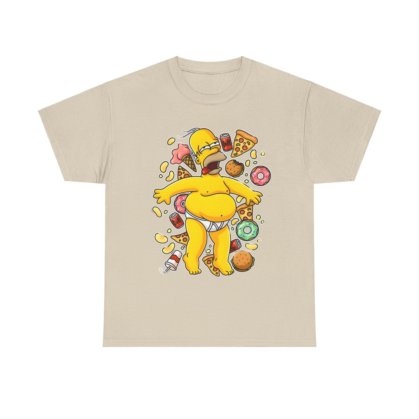 Homer's Gluttonous Glory  Unisex Cotton Tee Graphic T Shirt