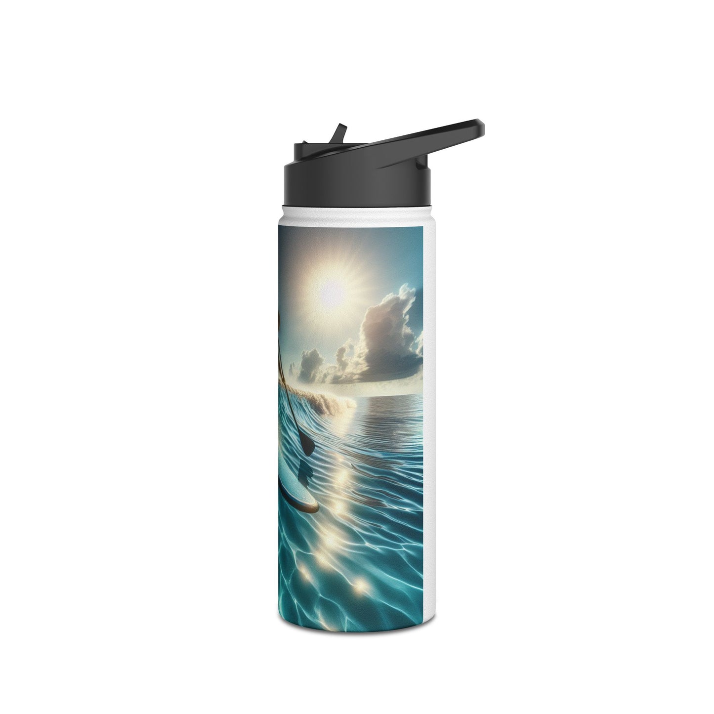 Fantasy Paddleboarding Stainless Steel Water Bottle, Standard Lid