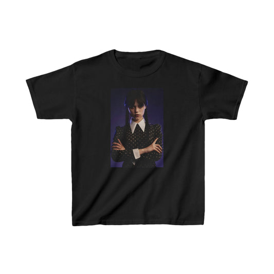 Child´s "Wednesday" : Embrace the Dark Elegance! Graphic  Unisex Graphic Tee Shirt Kids