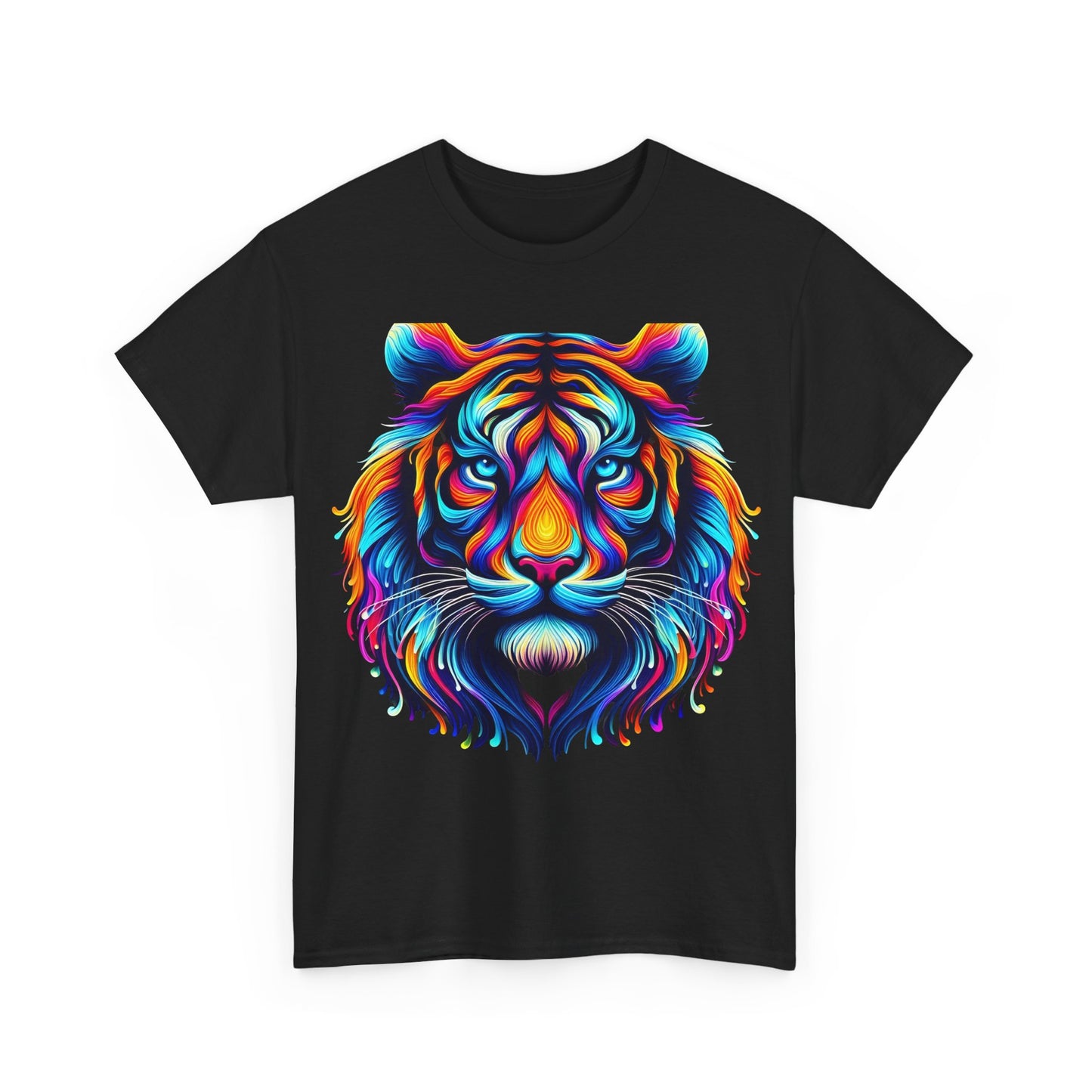 Tiger's Whimsy  Graphic Unisex  T Shirt Tee