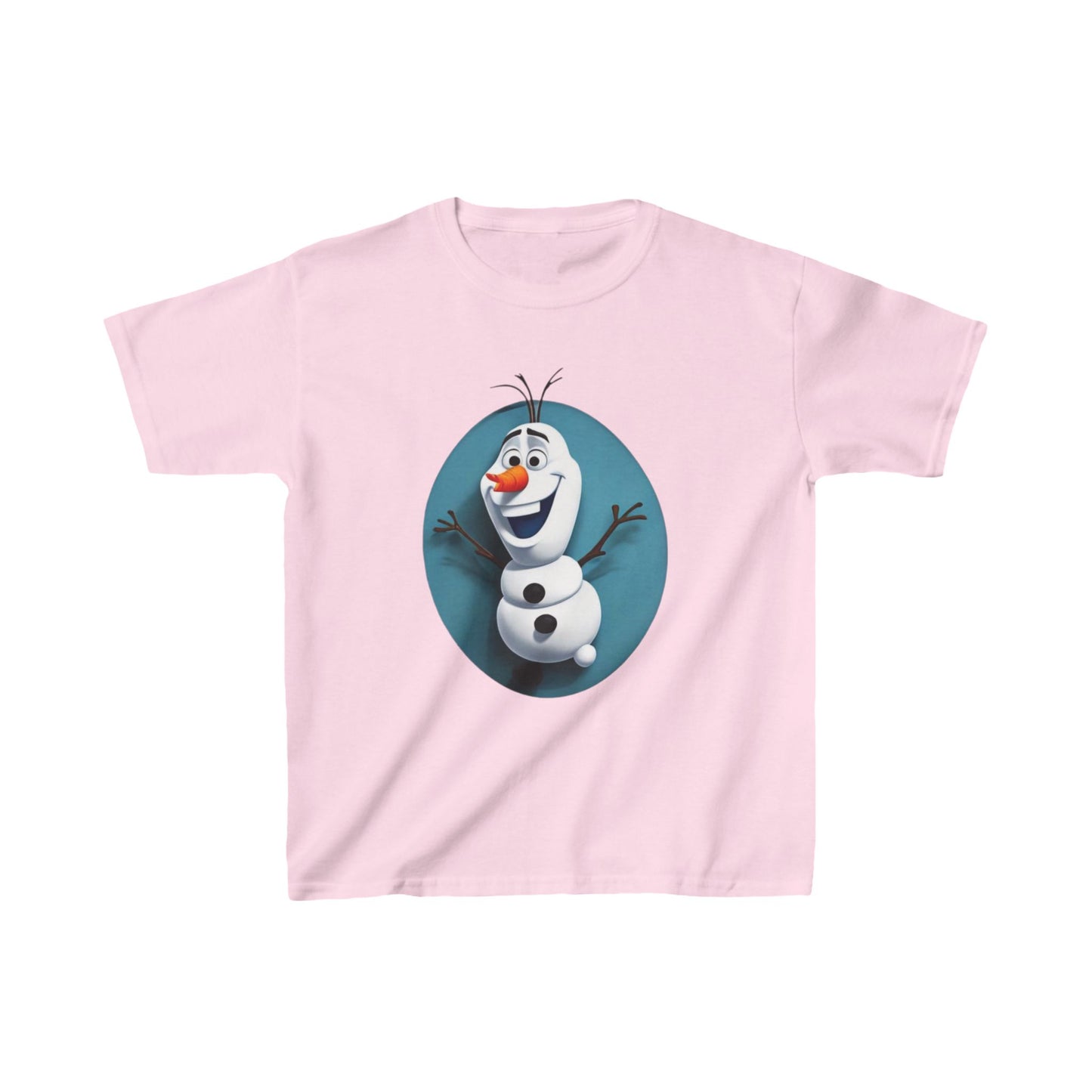 Kids Cute Frozen Olaf T shirt Heavy Cotton Tee 16 colors