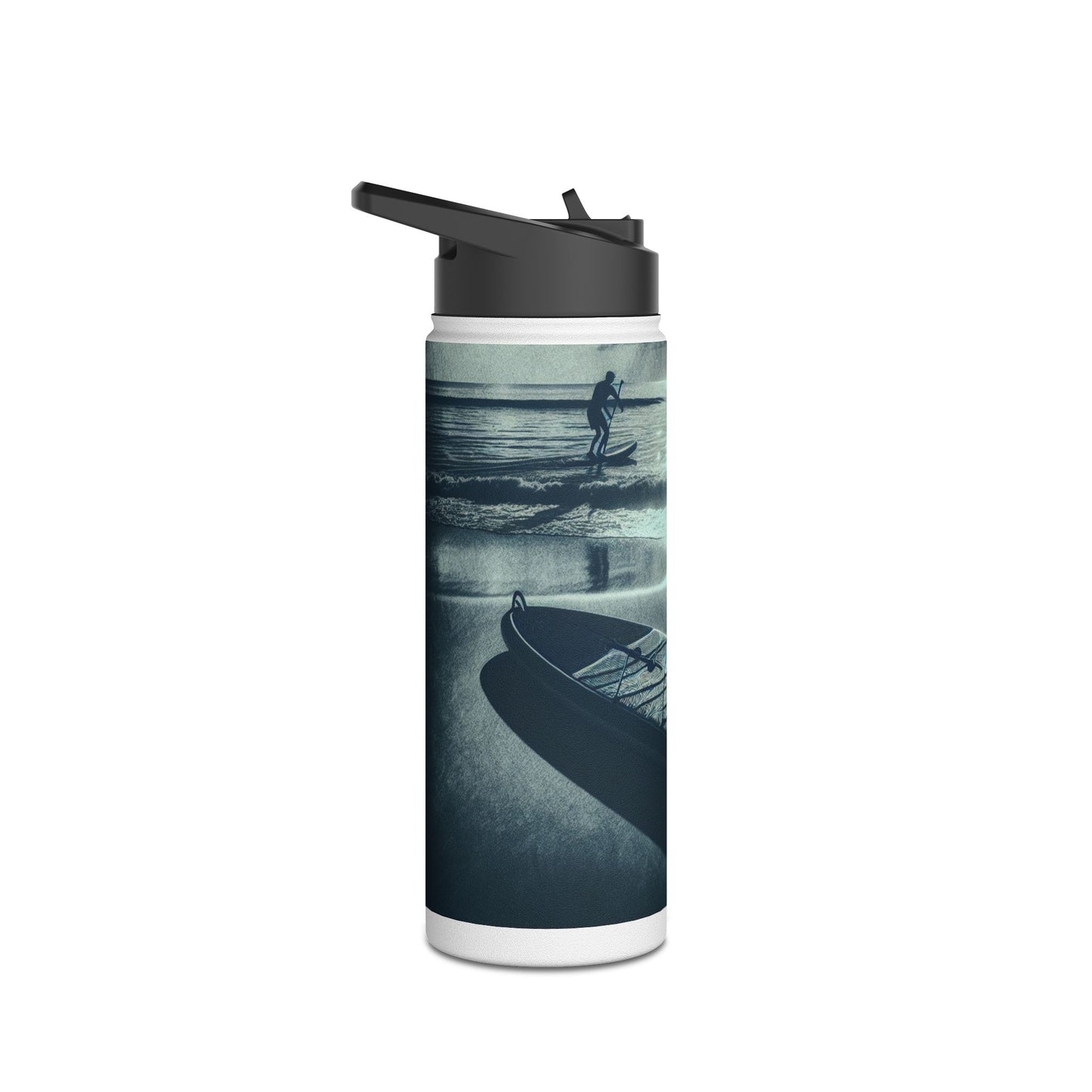 Fantasy Paddleboarding Stainless Steel Water Bottle, Standard Lid