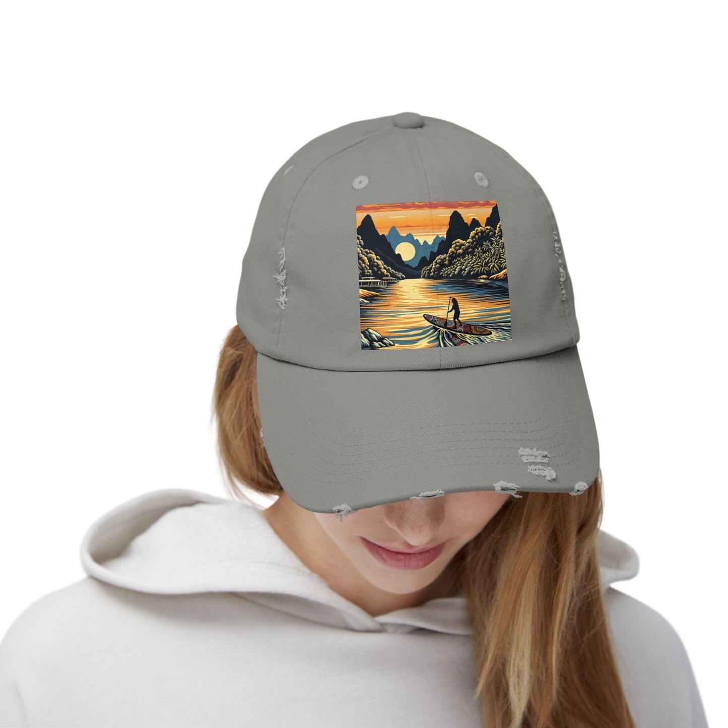 Unisex Distressed Paddleboarders Cap