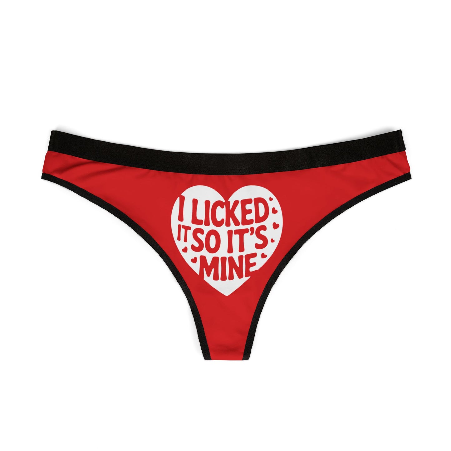 Valentines Naughty Gift Cheeky Womens Thong funny Birthday Anniversary Romantic