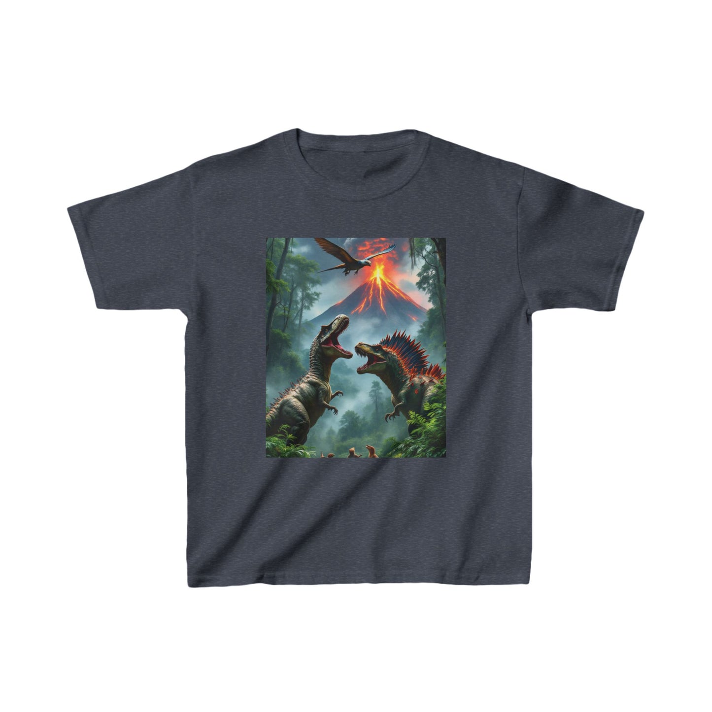 Kids Dinosaur Heavy Cotton Tee 16 colors