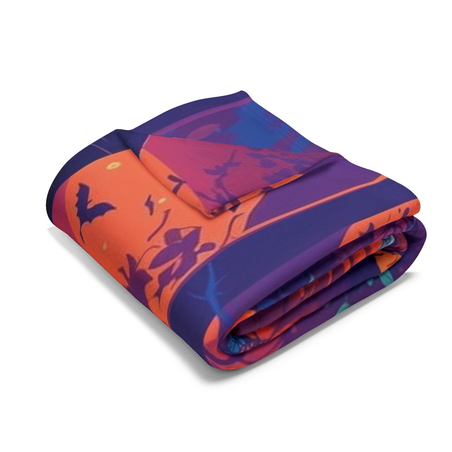 Decorative and Warm Halloween Spooky Arctic Fleece Blanket 3 Sizes