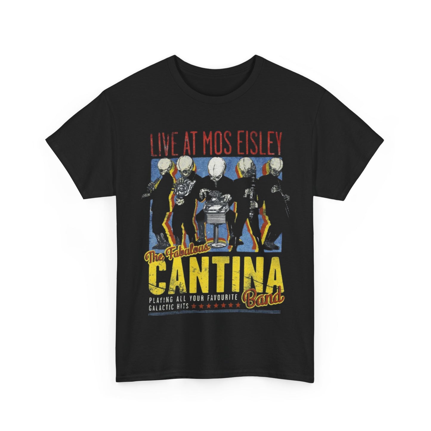 Star Wars Cantina Band Tour T Shirt Funny Mens Womens Unisex Cotton