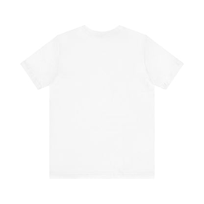 Premium Unisex Jersey T-Shirt: Soft 100% Cotton, Perfect Fit, Eco-Friendly, Crew Neck Design - Back view of a pristine white t-shirt highlighting its luxurious material and classic design.