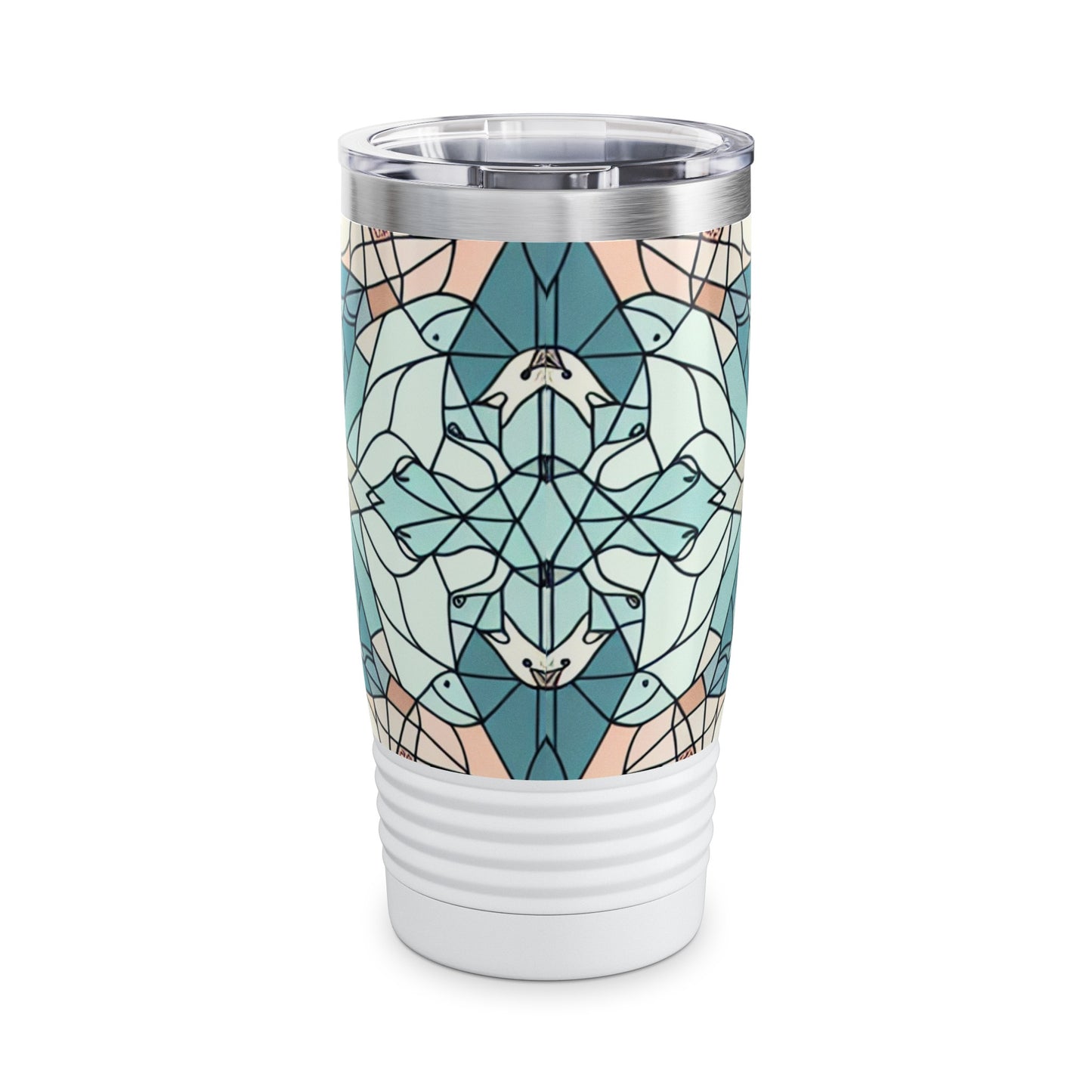 Pastel Prism Visions - 20 oz Drinks Tumbler Travel Flask