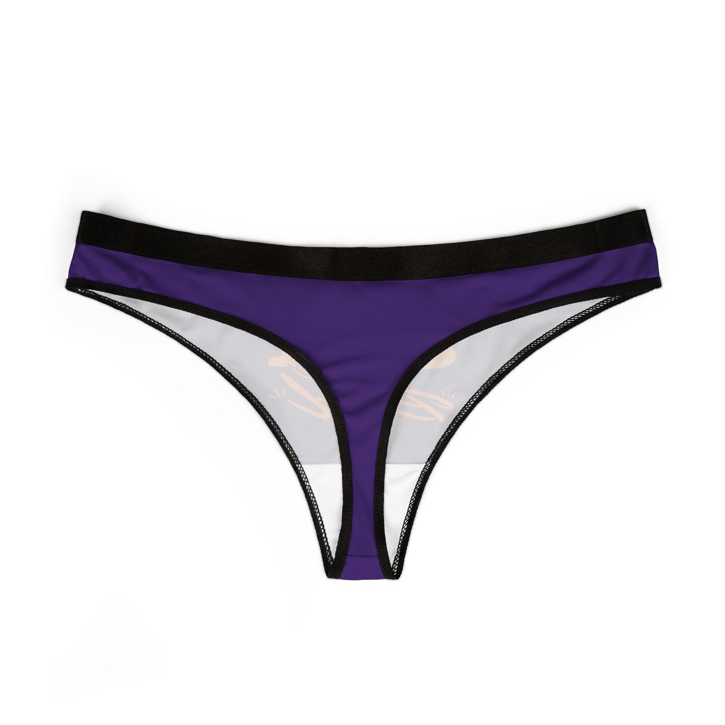 BAD GIRL REVEALED CHEEKY THONG SULTRY LIPS DESIGN NAUGHTY