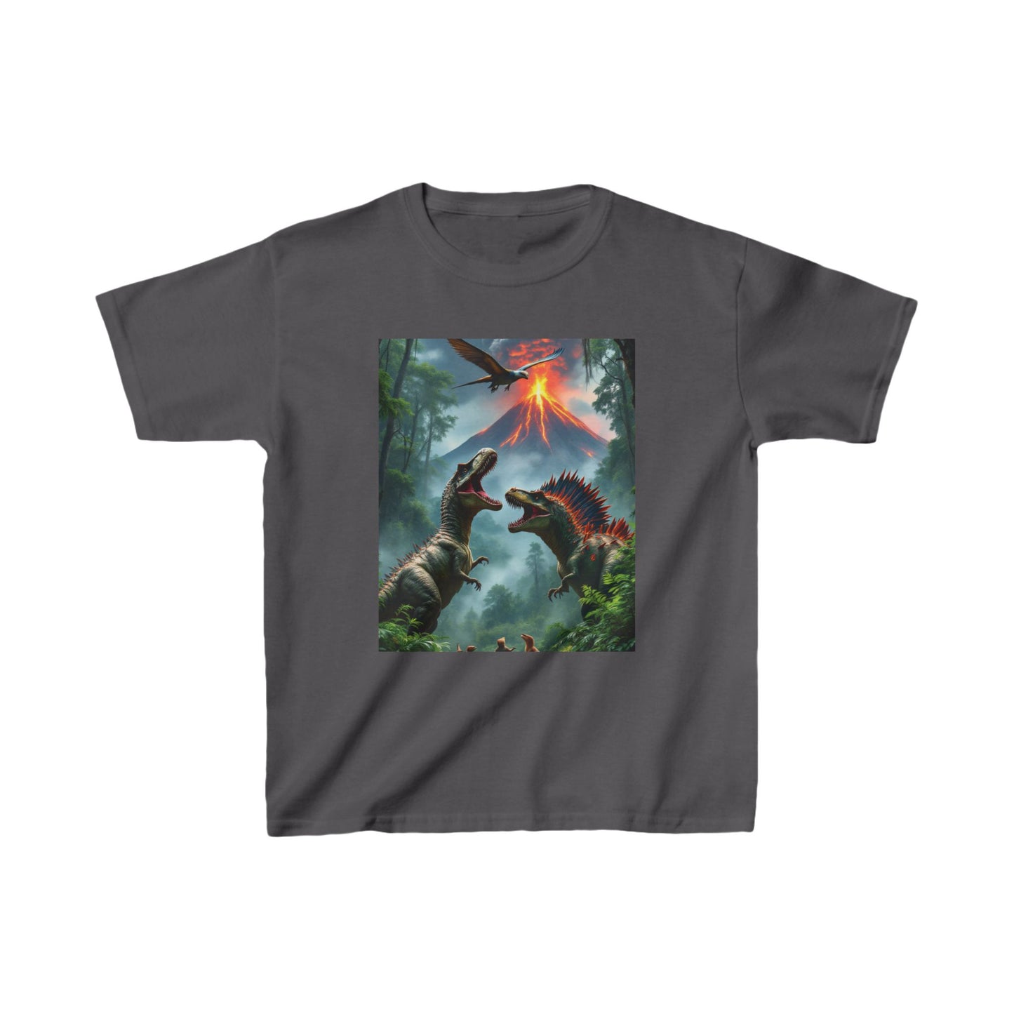 Kids Dinosaur Heavy Cotton Tee 16 colors