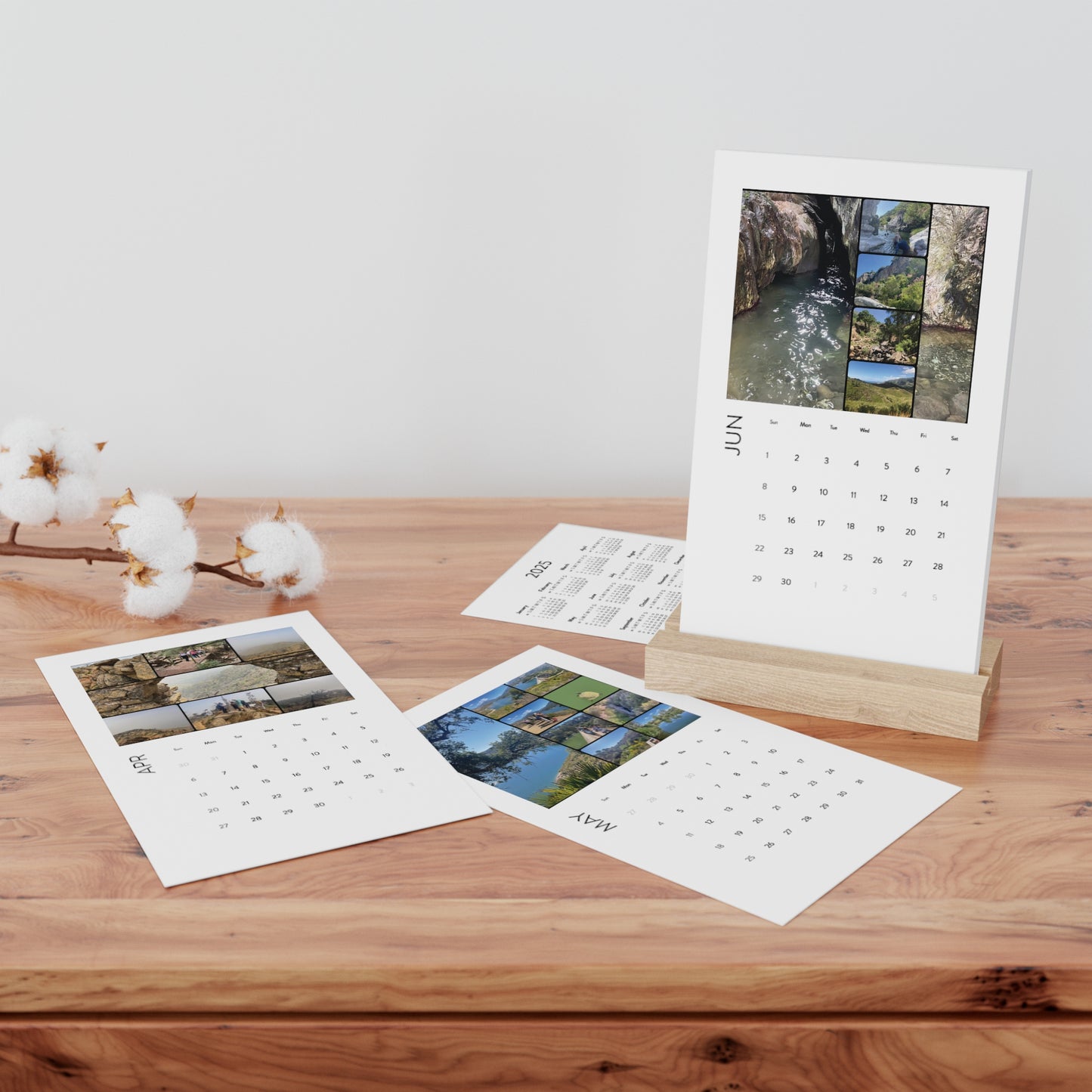 Marbella Hiking Club 2025 Vertical Desk Calendar