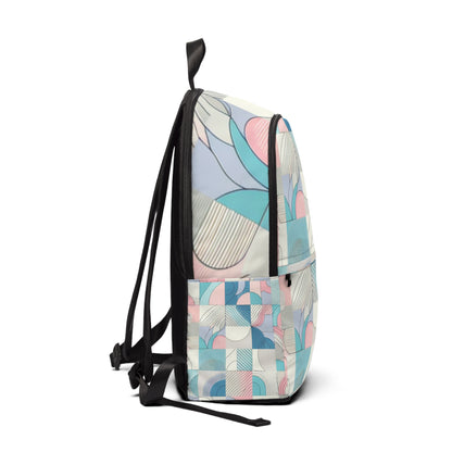 Interior view of Chic Pastel Backpack by Dazzling Dreams Studio, highlighting spacious compartments for organisation, ideal for daily essentials.