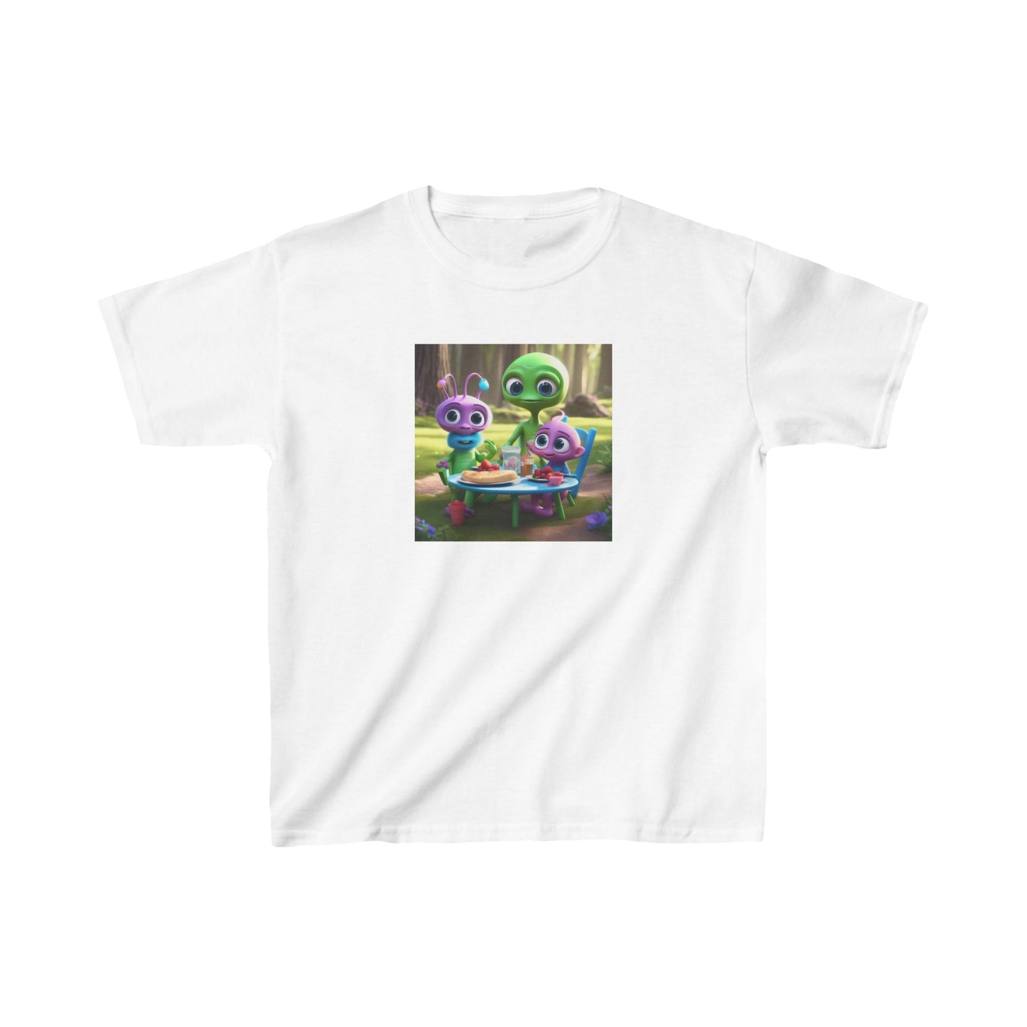 Kids Cute Aliens Heavy Cotton Tee 16 colors