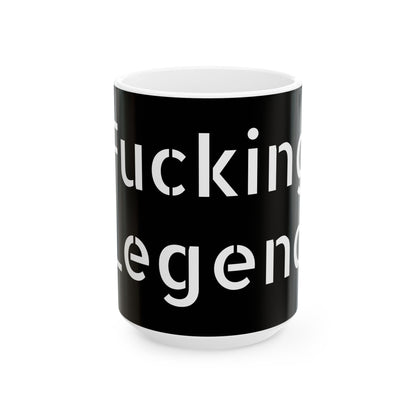 Funny Office Mug with F-word slogan, an ideal gift for those with a playful sense of humour.