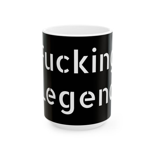 Funny Office Mug with F-word slogan, an ideal gift for those with a playful sense of humour.