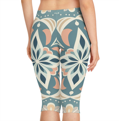 Stylish Sweat Symphony Capri Leggings from Dazzling Dreams Studio, featuring a flattering fit that enhances your silhouette for every fitness session.